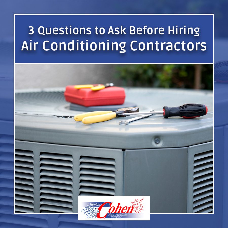 needs of your air conditioning installation
